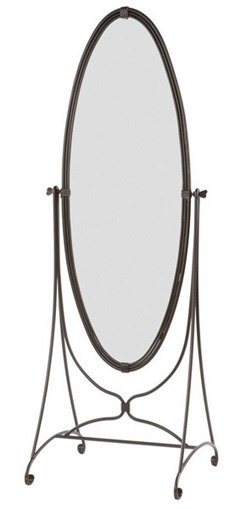 Oval Standing Mirror